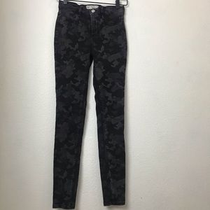 Free People Camo Print Skinny Jeans